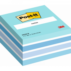 Post-it Haftnotiz Würfel  2028B 76x45x76mm pastellblau,