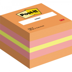 Post-it Haftnotiz Mini Würfel  51x40x51mm 400Bl. pink,