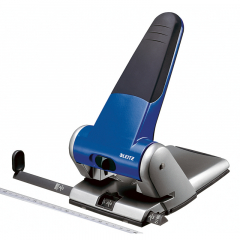 Leitz Registraturlocher 51800035 max. 65Blatt Aluminium blau,