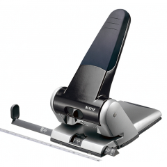 Leitz Registraturlocher 51800095 max. 65Blatt Aluminium schwarz,