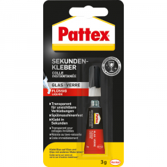 Pattex Sekundenkleber PSV1C Glas Flüssig 3g,