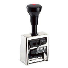 REINER Paginierstempel B6B5 200300-011 6Räder verchromt/sw,