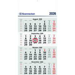 Viermonatswandkalender 2026,