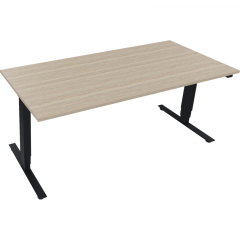 Sitz-/Stehtisch T-Kufe klappbar B1800xT800xH625-1285 an/Eiche Nat,