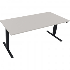 Sitz-/Stehtisch T-Kufe klappbar B1800xT800xH625-1285 an/Lichtgrau,