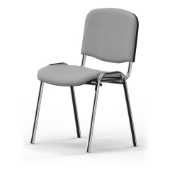 NowyStyl Besucherstuhl ISO 4L 4Fuß gepolstert ch/gr,