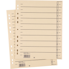 Soennecken Trennblatt oeco 1465 A4 180g Karton ch 100St.,