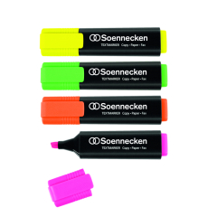 Soennecken Textmarker 3373 sortiert 4 St./Pack.,