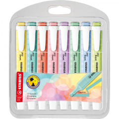 STABILO Textmarker swing cool Pastel 275/8-08-1 sort 8St,