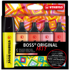 STABILO Textmarker BOSS ORIGINAL ARTY 70/5-02-1-20 warm sort 5St,