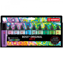 STABILO Textmarker BOSS ORIGINAL 70/10-2-20 kalt sort 10St,