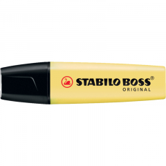 STABILO Textmarker BOSS ORIGINAL 70/144 Pastel pudriges gelb,