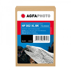 AgfaPhoto Tintenpatrone APHP302XLB wie HP F6U68AE 302XL sw,