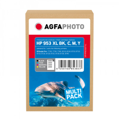 AgfaPhoto Tintenpatrone APHP953 SETXL wie HP 3HZ52AE sw/c/m/y,