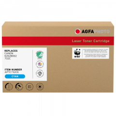 AgfaPhoto Toner APTC732CE wie Canon 6262B002 732C cyan,