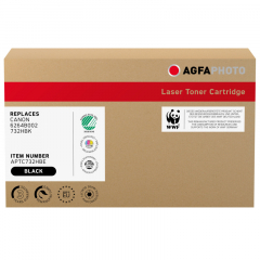 AgfaPhoto Toner APTC732HBE wie Canon 6264B002 732HBK schwarz,