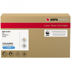 AgfaPhoto Toner APTHP2031AE wie HP W2031A cyan,