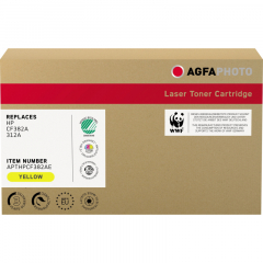 AgfaPhoto Toner APTHPCF382AE wie HP CF382A 312A gelb,