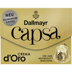 Dallmayr Kaffeekapsel capsa Crema dOro 112000000 10 St./Pack.,