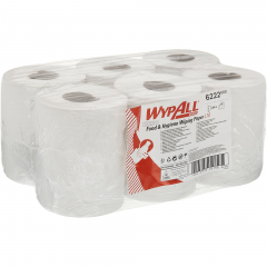 WYPALL Wischtuch Reach 6222 1lagig weiß 6x430 Bl./Pack.,