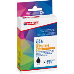 edding Tintenpatrone 18-626 wie Epson 603XL schwarz,
