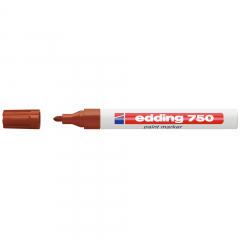 edding Lackmarker 750 4-750-9-007 2-4mm Rundspitze permanent braun,