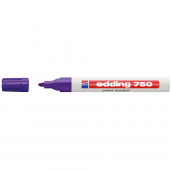 edding Lackmarker 750 4-750-9-008 2-4mm Rundspitze permanent violett,