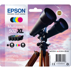 Epson Tintenpatrone C13T02W64010 502XL sw/c/m/y 4 St./Pack.,