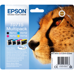 Epson Tintenpatrone C13T07154012 sw/c/m/y 4 St./Pack.,