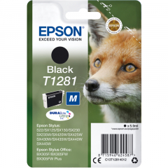 Epson Tintenpatrone C13T12814012 5,9ml schwarz,