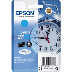 Epson Tintenpatrone C13T27124012 27XL 1.100Seiten 10,4ml cyan,