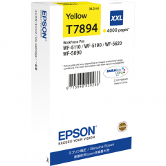 Epson Tintenpatrone C13T789440 79XXL 4.000Seiten gelb,