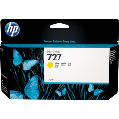 HP Tintenpatrone B3P21A 727 130ml gelb,