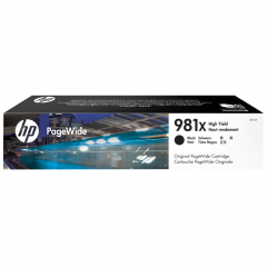 HP Tintenpatrone L0R12A 981X 11.000Seiten schwarz,