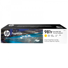 HP Tintenpatrone L0R15A 981Y 16.000Seiten gelb,