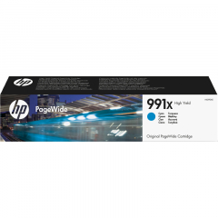 HP Tintenpatrone M0J90AE 991X 16.000Seiten cyan,