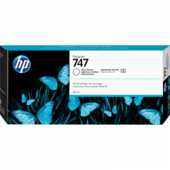 HP Tintenpatrone P2V87A Nr.747 300ml Glanzverstärker farblos,