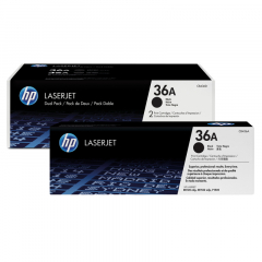 HP Toner CB436AD 36A 2.000Seiten schwarz 2 St./Pack.,