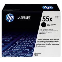 HP Toner CE255X 55X 12.500Seiten schwarz,