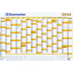 Soennecken Plakatkalender 2025 5176-25 100x70cm 14M/1S,