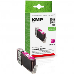 KMP Tintenpatrone C92 1519,0006 wie CLI551XLM 650S. 15ml magenta,
