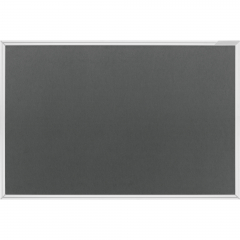 magnetoplan Textilpinnwand SP 1412001 120x90cm grau,