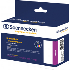 Soennecken Tintenpatrone 82166 wie Epson C13T06154010 5 St./Pack.,