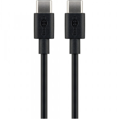 Goobay USB Kabel 66318 DAT USB-C/C v2.0 1m sw,