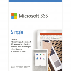 Microsoft 365 Single QQ2-00012 Software Lizenz 1 Jahr,