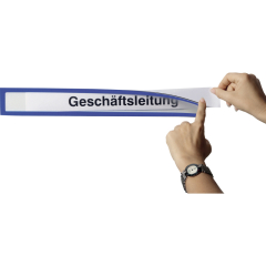 Ultradex Sichttasche 510507 312x60mm magnetisch bl 5 St./Pack.,