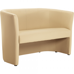 Sofa Kunstleder 1.275x765x615mm beige,