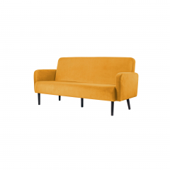 Paperflow Sofa LISBOA LC3PT.01.20 3Sitzer Stoff sw/sa,