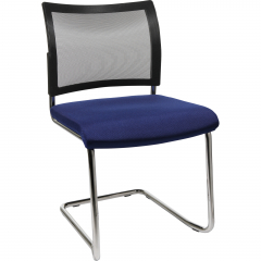 TOPSTAR Besucherstuhl Visit NV490G260 20 Freischwinger blau,