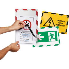 DURABLE Magnetrahmen DURAFRAME SECURITY 4944130 ge/sw 2 St./Pack.,